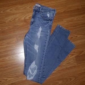 hollister high waisted jeans